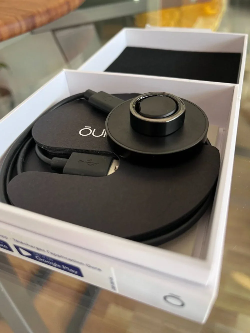 Oura Ring Gen3 Heritage Smart Ring Black Size 9